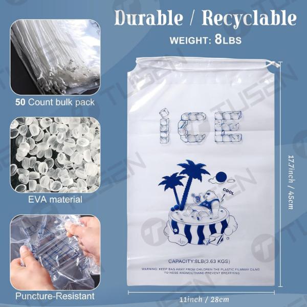 Plastic Ice Bags for Sale